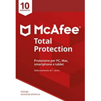 McAfee Total Protection 10 Dispositivi 1 Anno